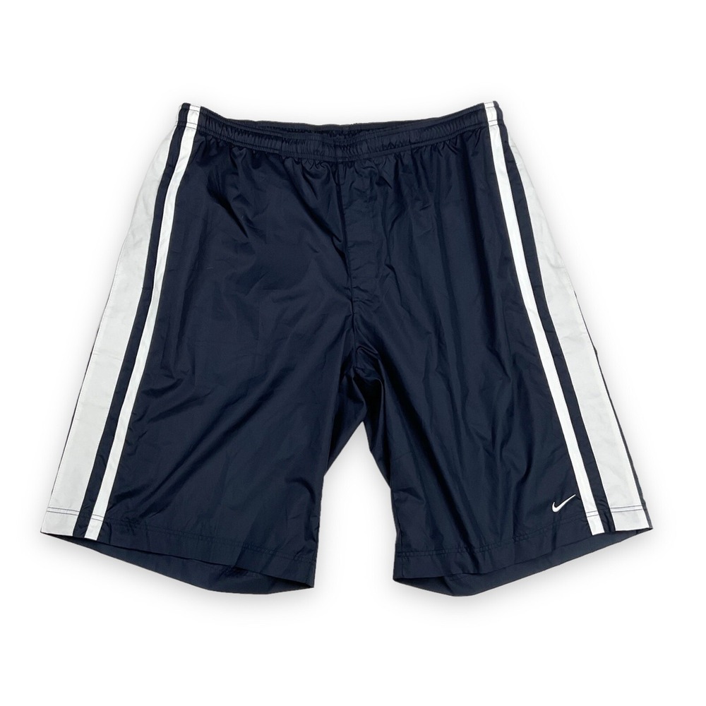 Nike Shorts Mens XXL‎ (ACTUAL 37x11.5) Blue Elastic Waist Basketball VTG